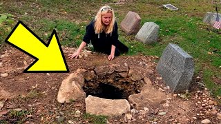 WOMAN Finds Hole Next To Husbands Grave She Turns Pale After Finding This [upl. by Legnaesoj]