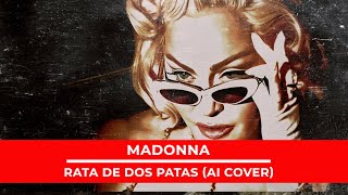 Madonna  Rata de dos patas Paquita la del Barrio  AI Cover [upl. by Alemac]