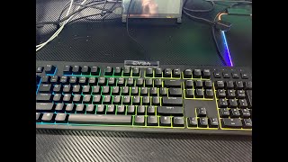 EVGA Z12 RGB gaming keyboard review [upl. by Leahcimed]