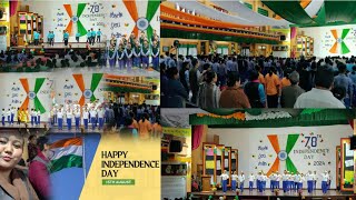 How TCV School Chauntra Celebrate Happy Independence Day 2024 Indian Dance Full Masti💃🕺 [upl. by Aniale]