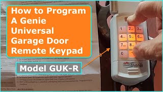 Set Up amp Down limits on Genie garage door opener [upl. by Nadroj]