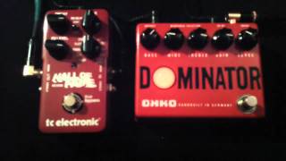 Okko Dominator Distortion  TC Electronic Hall of Fame Reverb  Guitar Demo [upl. by Worl]