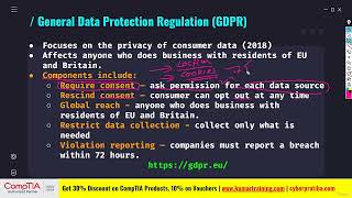 4 GDPR and other laws [upl. by Nylacaj]