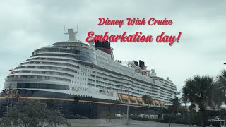 Disney Wish Cruise Embarkation Day [upl. by Emorej]