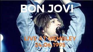 Bon Jovi  2nd Night at Wembley Stadium  Audience Shot  Incomplete In Video  London 1995 [upl. by Avon202]