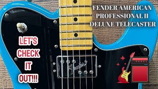 FENDER AMERICAN PROFESSIONAL II DELUXE TELECASTER [upl. by Nims]