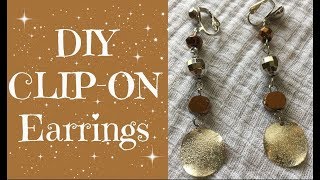 How to Convert Pierced Earrings to Clip Ons [upl. by Keynes]