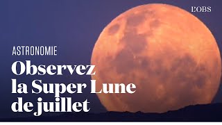 La Super Lune du cerf fait son show tout autour du monde [upl. by Ynohtn625]