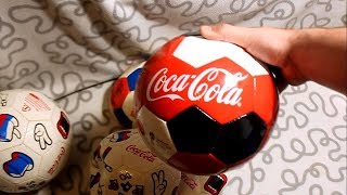 ПРИЗЫ ОТ COCACOLA 2018 ФУТБОЛЬНЫЙ МЯЧ ГОТОВЫ ВЫИГРЫВАТЬ ЧМ2018 [upl. by Pheni]