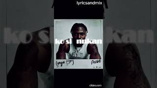 ASAKE X WIZKID  MMS  Lyrics Video asake wizkid lunguboy mms empire ybnl olamide [upl. by Kazimir]