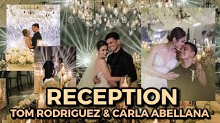 TOMCARS WEDDING RECEPTION in a WHITEFLOWER Theme  TOM RODRIGUEZ amp CARLA ABELLANA WEDDING [upl. by Ariday]