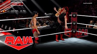 The Unholy Union vs Shayna Baszler and Zoey Stark Raw July 012024 [upl. by Airtina]