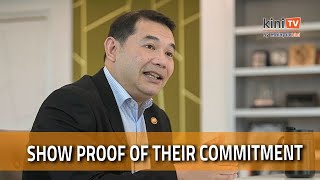 Progressive wage Company staff must show proof of commitment says Rafizi [upl. by Vaios]