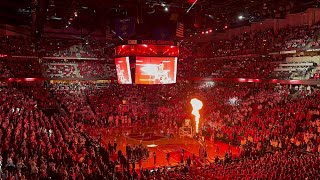 Wisconsin Badger Men’s Basketball Introductions  Jan 26 2024 vs Michigan St [upl. by Onitsirc286]