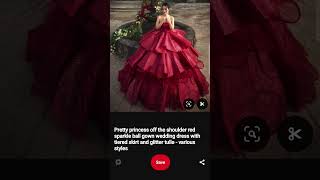 Red prom or quinceanera dress on pinterest part 2 Like and subscribe queenstatus pinterest red [upl. by Arella]