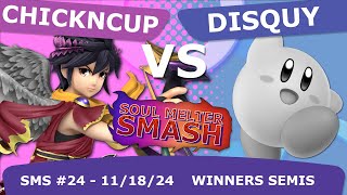 Soul Melter Smash 24  CS3  Chickncup Dark Pit VS SPLF  Disquy Kirby [upl. by Nodnarbal564]