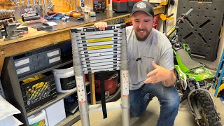 Telescoping extension ladder review [upl. by Tacy]