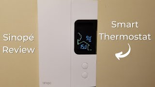 Sinopé WiFi Smart Thermostat Review [upl. by Rohpotsirhc]