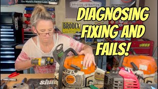 A Typical Day At My Small Engine Repair Shop Diagnosing Fixing and Fails Episode [upl. by Aicatsue]