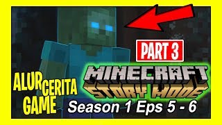 ALUR CERITA MINECRAFT STORY MODE  PART 3  MENGUNGKAP MISTERI ISTANA LANGIT [upl. by Belter]