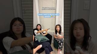 When I want to ask my kids a question 😅 funnyvideo comedy question mom [upl. by Gonsalve]