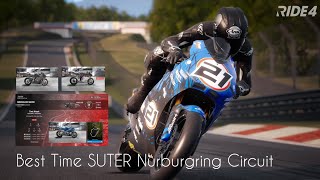 Ride4 SUTTER Best Time NURBURGRING circuit Arai SKULL Helmet GAMEPLAY PS4 [upl. by Huber525]