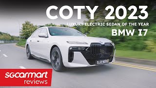 2023 Luxury Electric Sedan of the Year Highlight BMW i7 [upl. by Kristine360]