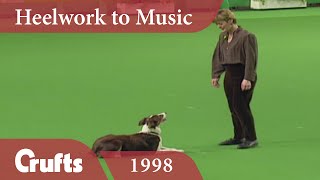 Heelwork To Music  Mary Rays 1998 Performance  Crufts Classics [upl. by Ricoriki588]