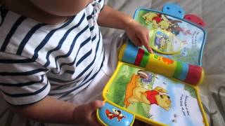 Produkttest Winnie Pooh Abenteuerbuch von Vtech [upl. by Llerrit]