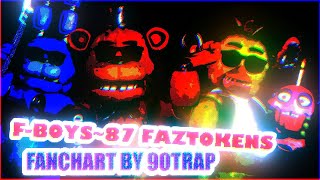 FBOYS  87 FAZTOKENS FAN CHART BY 90TRAP DOWNLOAD fnf [upl. by Yevre]