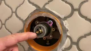 Adjusting shower water temp [upl. by Thorley]