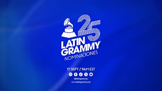 Anuncio de Nominaciones Latin GRAMMY 2024 [upl. by Ahsikcin]