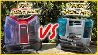 Cecotec CARPETCLEAN 3000 🔴VS🔴 Bisell SPOTCLEAN PROHEAT  ¿CUÁL COMPRAR [upl. by Sparke]