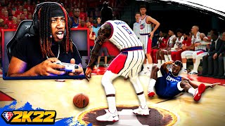 I DID THE IMPOSSIBLE AND BROKE KAWHI ANKLES NBA 2K22 MyCAREER 75  StaxMontana [upl. by Womack]