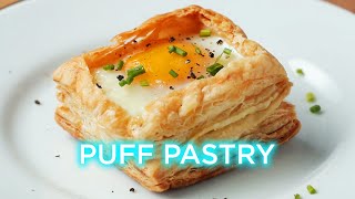 Puff Pastry Breakfast Cup [upl. by Sonafets]