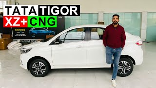 2022 Tata Tigor XZ CNG Walkaround  Tigor CNG  Car Quest [upl. by Solberg]