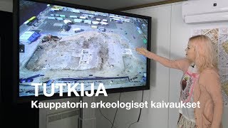 Tutkija  Turun Kauppatorin arkeologiset kaivaukset [upl. by Silsby]