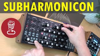 Moog SUBHARMONICON Full Tutorial with 9 patch ideas and pairings  New version reviewed [upl. by Shih]