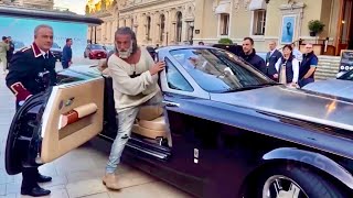 Multi  Millionaire Famous ZEUS Spotted with Bodyguards in Monaco  SUPERCARS [upl. by Caralie]