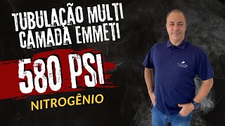 580 PSI de Nitrogênio na Tubulação Multi Camada Airpert Emmeti e veja o que aconteceu [upl. by Yelnek98]