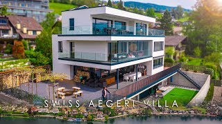 SWISS AERGERI VILLA  Luxury Swiss Villa on Lake Oberägeri Switzerland [upl. by Gathers]