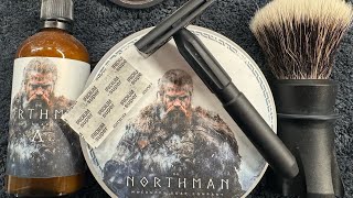 Wet Shaving Revisit of The Northman from Aylsworth Razors and Macduffs Sosp Co [upl. by Nodab]