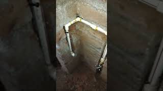 Shower mixer pipeline cpvc fitting installation cpvc shorts plumbingservices viralvideo youtube [upl. by Forsta828]