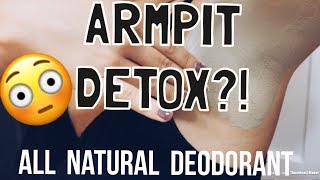 DIY DEODORANT  DIY ARMPIT DETOX [upl. by Lanita]