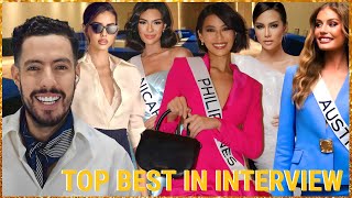 Miss universe 2023 TOP FAVORITES IN INTERVIEW PRELIMINARY [upl. by Guy]