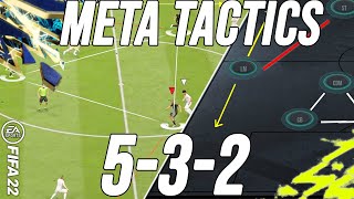 BEST META 532 CUSTOM TACTICS amp INSTRUCTIONS POST PATCH  FIFA 22 [upl. by Shaughnessy265]