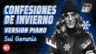 Sui Generis  Confesiones de invierno Piano Tutorial y Partitura [upl. by Auod613]