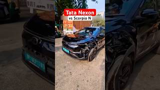 Tata Nexon vs Mahindra Scorpio N viral video manishbhardwaj tatavsmahindra tatanexonev shorts [upl. by Berey]