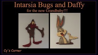 Intarsia Bugs and Daffy for the New Grandbaby [upl. by Ahsahtan164]