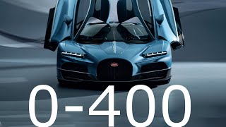 NEW V16 Bugatti Tourbillon 0400 KMH Acceleration bugatti v16 [upl. by Arat]